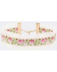 Chloé - Lace-Trimmed Floral Choker - Lyst