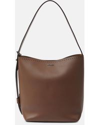 Max Mara - Archetipo Leather Shoulder Bag - Lyst