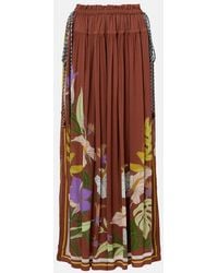 ALÉMAIS - Alfie Floral Wide-Leg Pants - Lyst