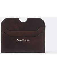 Acne Studios - Leather Card Holder - Lyst