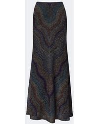 Missoni - Knitted Lame Maxi Skirt - Lyst