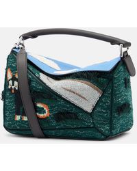 Loewe - X Louis Wain Tote Bag Futurist Cat Puzzle - Lyst