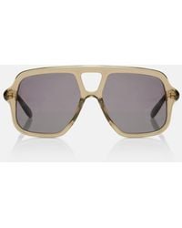 Loewe - Logo Aviator Sunglasses - Lyst