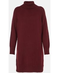 Max Mara - Trudy Virgin Wool Turtleneck Minidress - Lyst