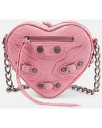 Balenciaga - Le Cagole Heart Leather Bag - Lyst