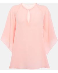 Etro - Top de seda - Lyst