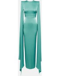 Alex Perry - Bennett Satin Gown - Lyst