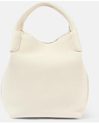 Loro Piana - Bale Small Leather Shoulder Bag - Lyst