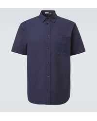 Loewe - Paula's Ibiza Anagram Cotton-Blend Shirt - Lyst