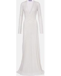 Ralph Lauren - Knitted Silk And Cashmere Gown - Lyst