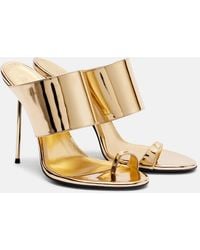 Paris Texas - Lidia 105 Patent Leather Mules - Lyst