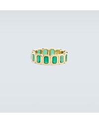 SHAY - Ring aus 18kt Gelbgold mit Emerald - Lyst