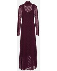 Ulla Johnson - Kassia Open-Knit Wool-Blend Maxi Dress - Lyst