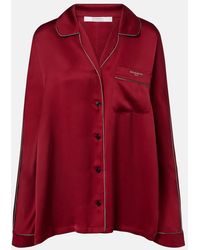 Givenchy - Silk Satin Shirt - Lyst