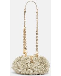 Chloé - Plisse Floral Leather Shoulder Bag - Lyst