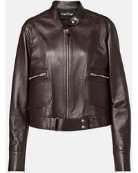 Tom Ford - Leather Jacket - Lyst