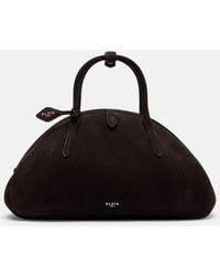 Alaïa - Purse Small Suede Top-Handle Bag - Lyst