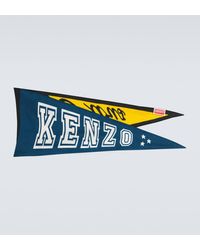 KENZO - Printed Silk Scarf - Lyst