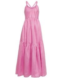Lee Mathews - Ali Linen Maxi Dress - Lyst