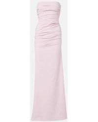 Maticevski - Intoxicate Ruched Strapless Gown - Lyst