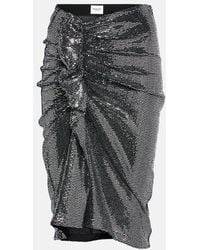 Isabel Marant - Falda Dolene De Tul Con Lentejuelas - Lyst