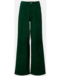 Stouls - Mytheo Suede Wide-Leg Pants - Lyst
