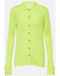 Lisa Yang - Aria Ribbed-knit Cashmere Cardigan - Lyst