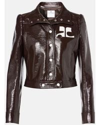Courreges - Reedition Vinyl Jacket - Lyst