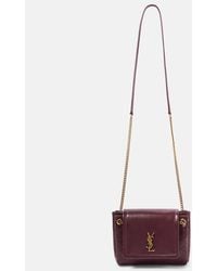 Saint Laurent - Schultertasche Nolita Mini Aus Leder - Lyst