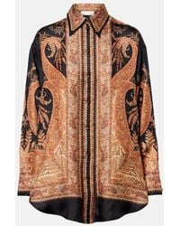 Zimmermann - Hemd Hypnotic Aus Seide - Lyst