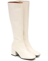 Marni Stivali in pelle - Bianco
