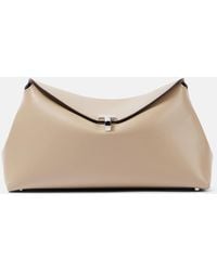 TOTEME - Clutch T-Lock Aus Leder - Lyst