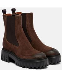 Hogan - H700 Suede Chelsea Boots - Lyst