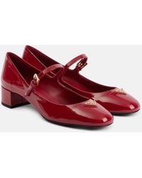 Prada - Patent Leather Mary Jane Pumps - Lyst