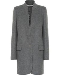 Stella McCartney Cappotto Bryce in misto lana - Grigio