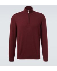 Brunello Cucinelli - Cashmere Half-Zip Sweater - Lyst