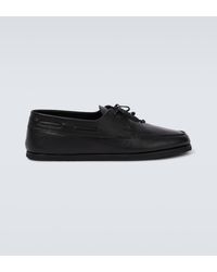 The Row - Sailor Leather Loafers - Lyst
