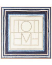 TOTEME - Printed Silk Twill Scarf - Lyst