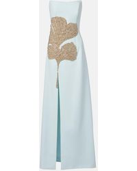 Costarellos - Faranna Embellished Crepe Corset Gown - Lyst