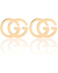 Gucci GG Tissue Stud Earrings - Metallic