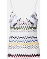Missoni - Chevron Lame Tank Top - Lyst