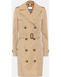 Burberry - Islington Double-breasted Logo Trench Coat - Lyst