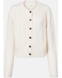 Lisa Yang - Cassie Cable-Knit Cashmere Cardigan - Lyst