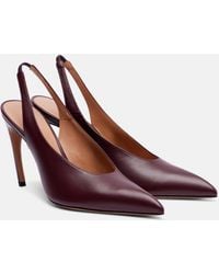 The Attico - Viper 90 Leather Slingback Pumps - Lyst