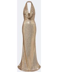 Elie Saab - Sequined Halterneck Gown - Lyst