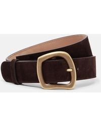 Gabriela Hearst - Simone Suede Belt - Lyst