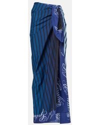 Jean Paul Gaultier - Printed Cotton Beach Cover-Up - Lyst