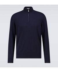 Brunello Cucinelli - Cashmere Half-zipped Sweater - Lyst