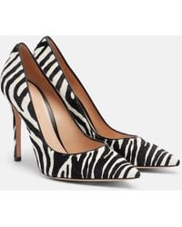 Gianvito Rossi - Gianvito Zebra-Print Calf Hair Pumps - Lyst