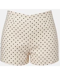 Faithfull the Brand - Lila Polka-Dot Linen Shorts - Lyst